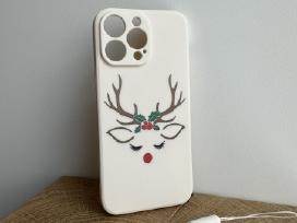 Šventinis iPhone 14 Pro Max dėkliukas su elniu