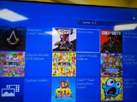 Ps4 1tb Fw 12.02 atristas 28 žaidimų 2 pulteliai