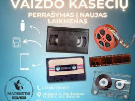 Vaizdajuosčių / Kasečių perrašymas į naujas laikme