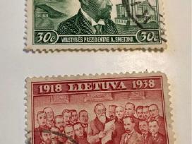 1918 - 1938m pašto ženklai