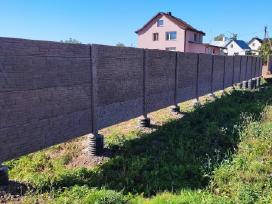 Betono gaminiai:tvoros,stulpai,segmentai,žiedai.