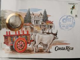 Costa Rica 1983 5 colones numizmatiniame voke Pnc