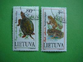 Lietuva 1993 Ropliai Vezliai Varles lit545/6a