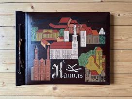 Senas didelis odinis albumas