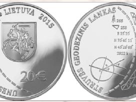 Struvės Geodezinis Lankas, sidabrinė moneta
