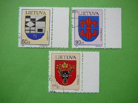 Lietuva 1997 Miestu herbai antsp. lit652a