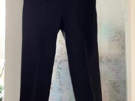 Juodos Benetton kelnės 42d L/XL, trumpintas modeli