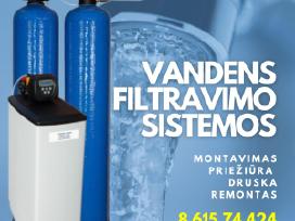 Vandens filtrai, geriamo vandens sistema, druska