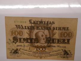 100 rubliu 1919 Latvija