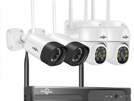 Naujas WiFi 4 5mpx video saugos kamerų komplektas