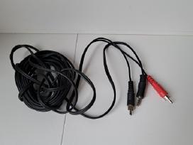 Audio laidas, kabelis, jungtis.