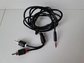 Audio laidas, kabelis, jungtis.