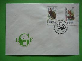 Lietuva 1993 Ropliai Vezliai Varles Pdv lit545/6v