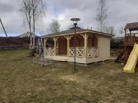 Mediniu Pavėsinių gamyba,mūsų patirtis 10metų