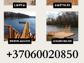 Pontoniniai lieptai, prieplaukos, aikštelės