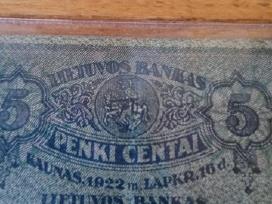 1922 m.penkių centų banknotas