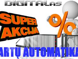 Akcija. Vartų automatika, sistemos, komplektai