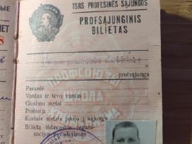 Profsąjungos bilietas 1950