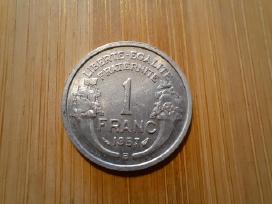 1 frankas 1957 B - Prancūzija