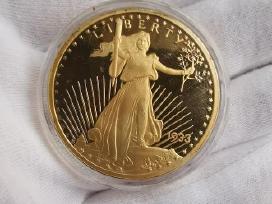 20 Usd vertės auksinio dvigubo erelio monetos kop