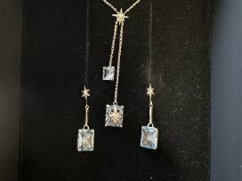 Thomas Sabo sidabriniai auskarai ir grandinėlė