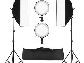 LED reguliuojami softbox (rinkinys)