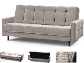 Minkšta sofa-lova „salsa“ su dėže patalynei