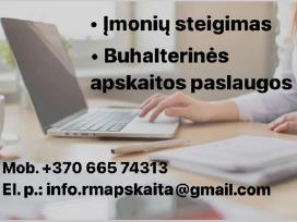 Buhalterinė apskaita, įmonių steigimas