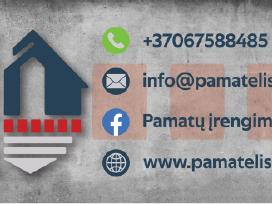 Pamatų įrengimas. Cfa poliu grezimas
