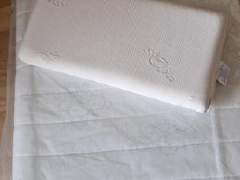 Čiužinukas lovytei Baby de lux+pagalvė