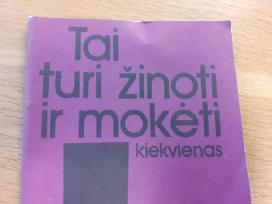 Tai turi zinoti ir moketi kiekvienas Knygele