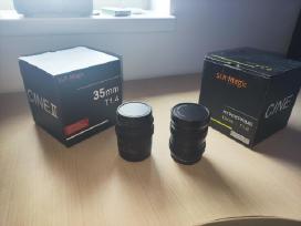 SLR Magic 35 mm Mft cine šviesūs objektyvas 35mm