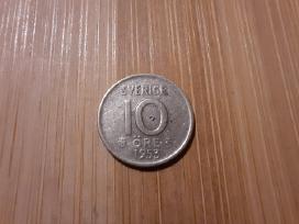10 ore 1953 Švedija - Sidabras