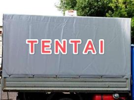 Tentai uzdangalai brezentai su tvirtinimo ziedais