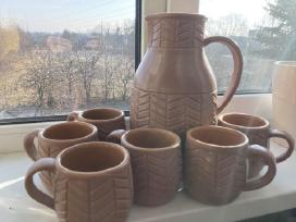 Molinis ąsotis su bokalais. Ąsočio talpa 3.7l.