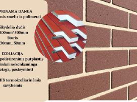 Fasadų puošyba, Fasadinė panelė po plytu. Akcija