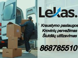 Krovinių pervežimas, perkraustymas, utilizavimas