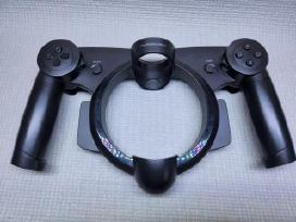 Playstation 3 Move racing wheel.