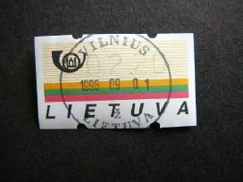 Lietuva 1996 Pasto automatu zenklai (atm) ant966