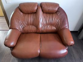 Parduodama odinė sofa