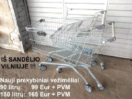 Nauji prekybiniai vežimėliai iš sandėlio