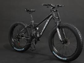 Fatbike dviratis fatbike kalnu dviraciai 26 ", 17"