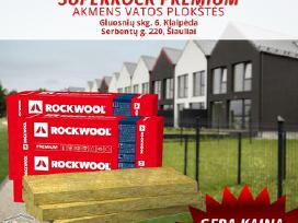 Rockwool Premium Akmens Vata Klaipėda Šiauliai