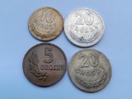 Lenkija . Lenkiskos monetos 1949metai