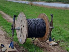Elektros kabelio tiesimo darbai pridavimas Eso