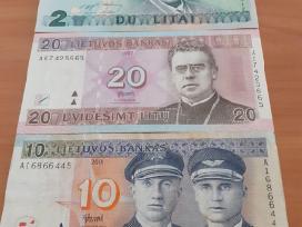 Retesnių serijų litų banknotai