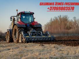 Apleistų laukų tvarkymas, kelmų frezavimas