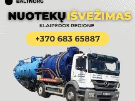 Nuotekų išvežimas Klaipėdos apskrityje