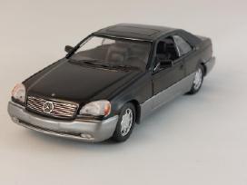 1/43 modeliukai MB S-class C140 S600 Sec 1992–1994