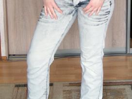 Pilkšvi House jeans džinsai